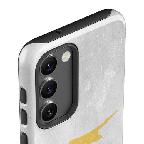 Cyprus Flag Distressed Galaxy S23 Plus Pro Case